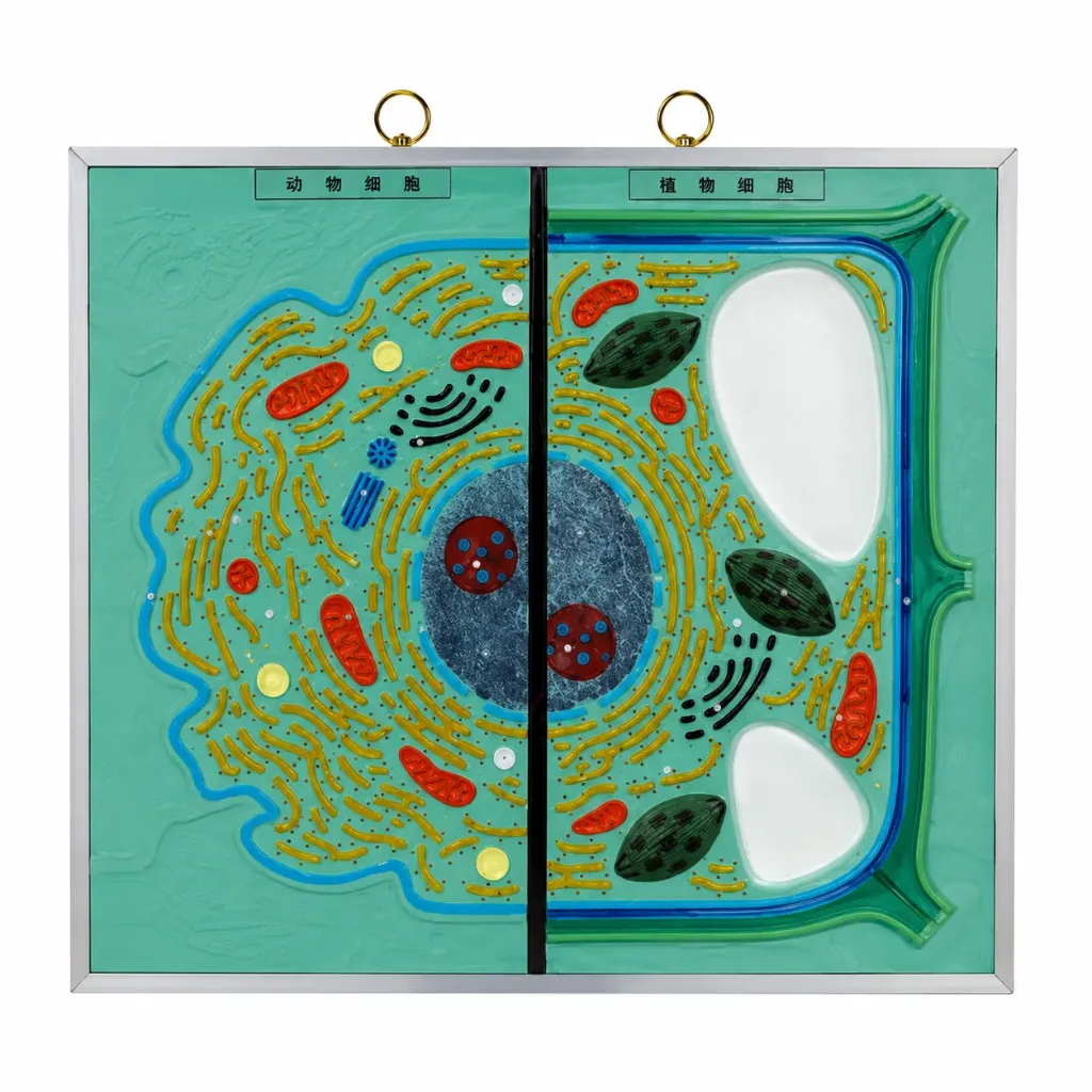 Modelo de célula animal y vegetal
