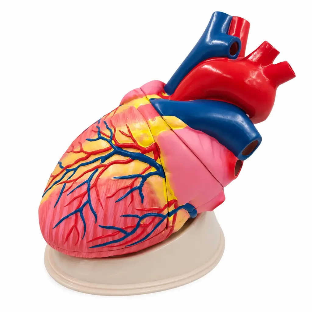 Modelo de corazón grande.