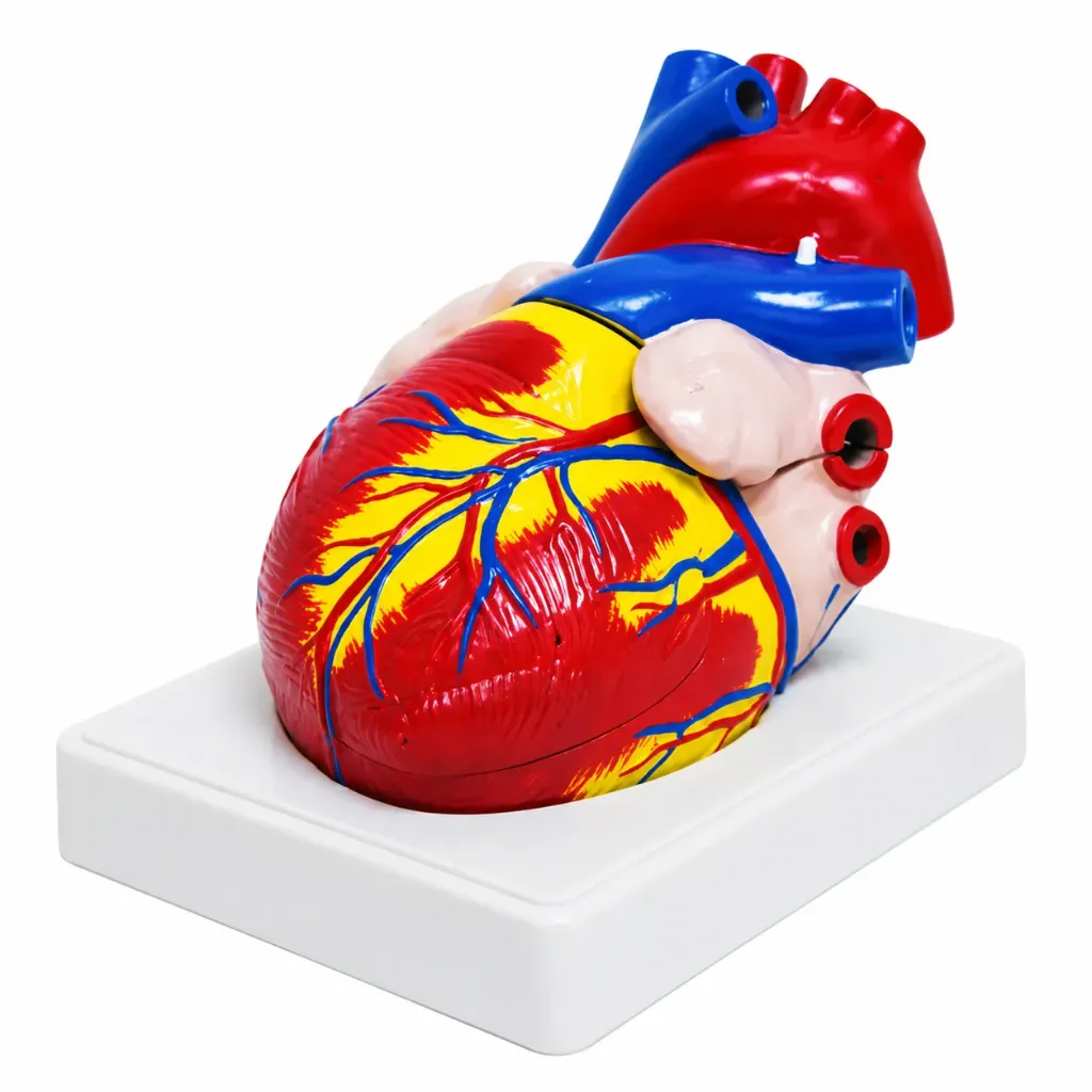 Modelo de corazón 2:1, 3 partes