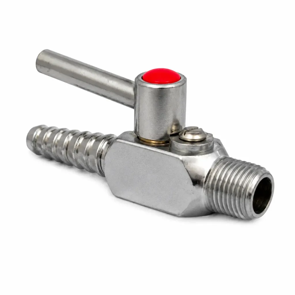 Llave para ácidos 1/2 punto rojo